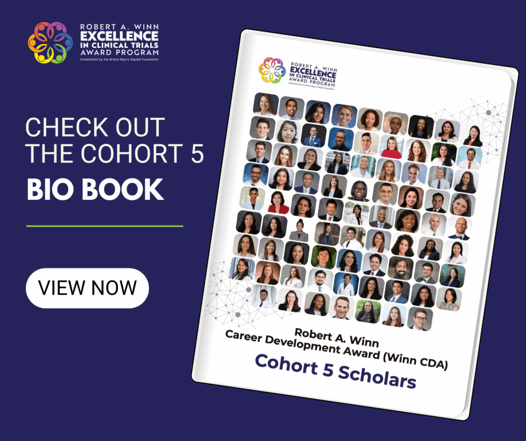 Winn CDA bio book with scholar bios and headshots